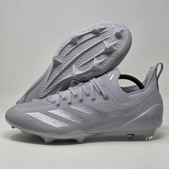 adidas Other - Adidas Adizero Electric+ Grey Silver IE3286 Football Cleats Mens Size 11 New